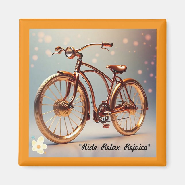 "Pedal Leisurely" Magnet (Front)