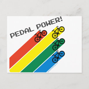 Pedal Power! Postcard