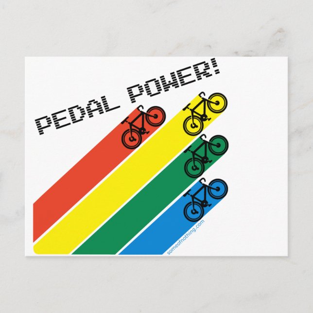 Pedal Power! Postcard (Front)