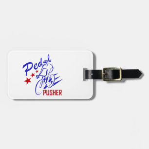 Pedal Pusher Luggage Tag