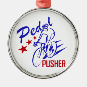 Pedal Pusher Metal Tree Decoration