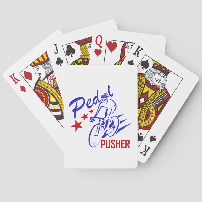 Pedal Pusher Playing Cards (Back)