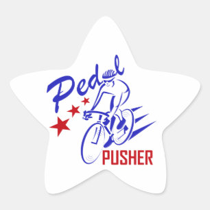 Pedal Pusher Star Sticker