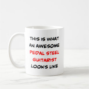 pedal steel guitarist, awesome coffee mug