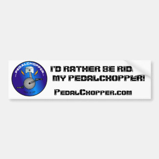 PedalChopper Bumper Sticker