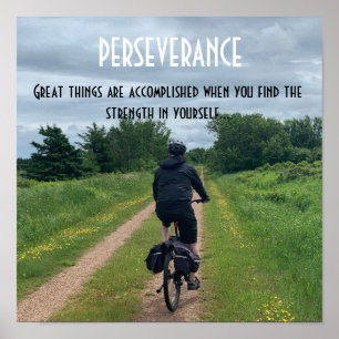 Pedaling Through Adversity Poster