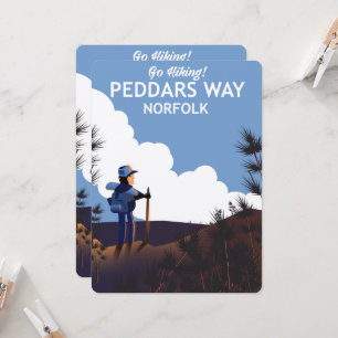 Peddars Way Norfolk Hiking poster
