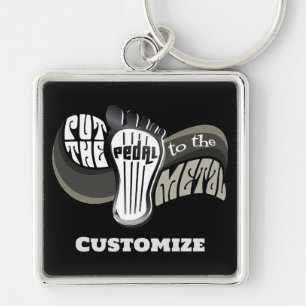 Peddle To The Metal Key Ring