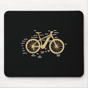Pedelec Bicycle For Cyclists E-bike Parts Cycling Mouse Mat