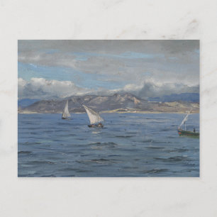 Peder Monsted - Tarifa, Sailing Ships at Gibraltar Postcard