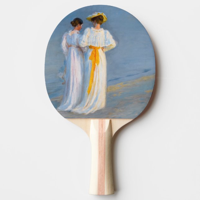 Peder Severin Kroyer - Anna Ancher & Marie Kroyer Ping Pong Paddle (Front)