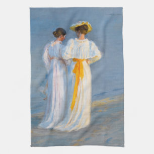 Peder Severin Kroyer - Anna Ancher & Marie Kroyer Tea Towel