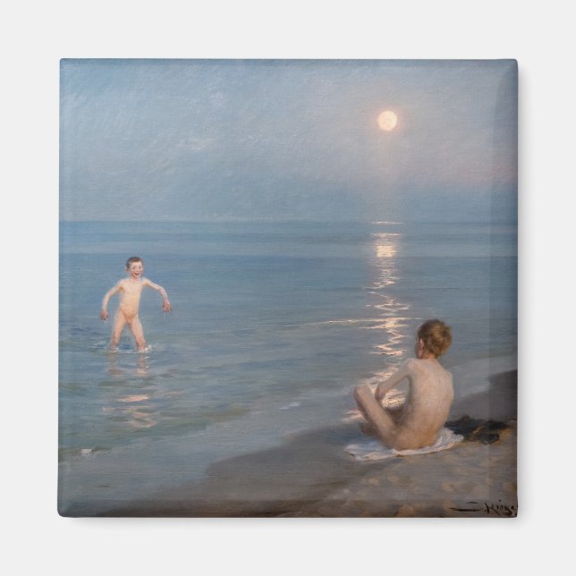 Peder Severin Kroyer - Boys Bathing at Skagen Magnet (Front)
