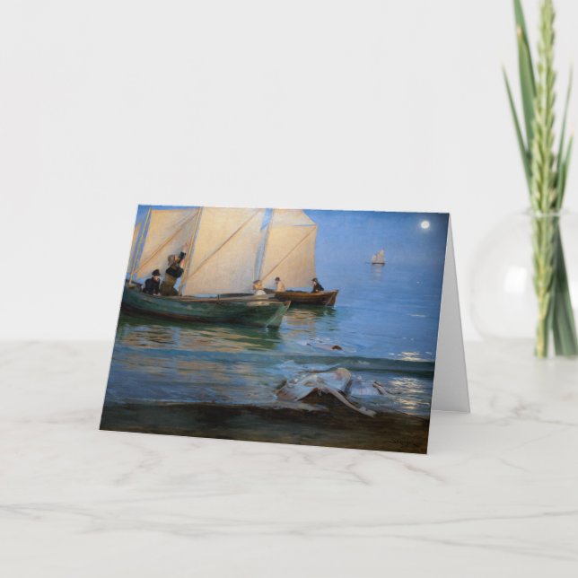 Peder Severin Kroyer - Fishing Boats Card (Front)