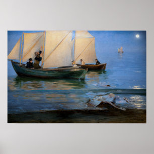 Peder Severin Kroyer - Fishing Boats Poster