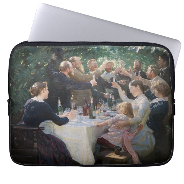Peder Severin Kroyer - Hip, Hip, Hurrah! Laptop Sleeve (Front)