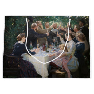 Peder Severin Kroyer - Hip, Hip, Hurrah! Large Gift Bag