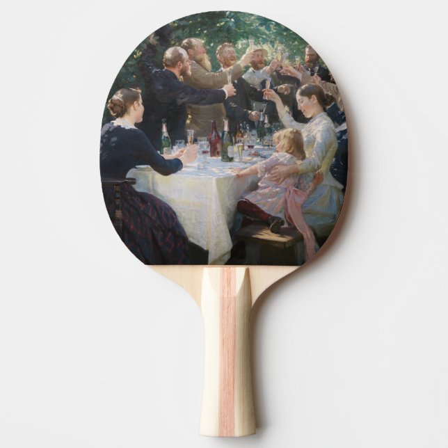 Peder Severin Kroyer - Hip, Hip, Hurrah! Ping Pong Paddle (Front)