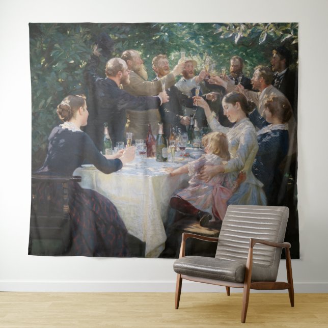 Peder Severin Kroyer - Hip, Hip, Hurrah! Tapestry (In Situ (Horizontal))