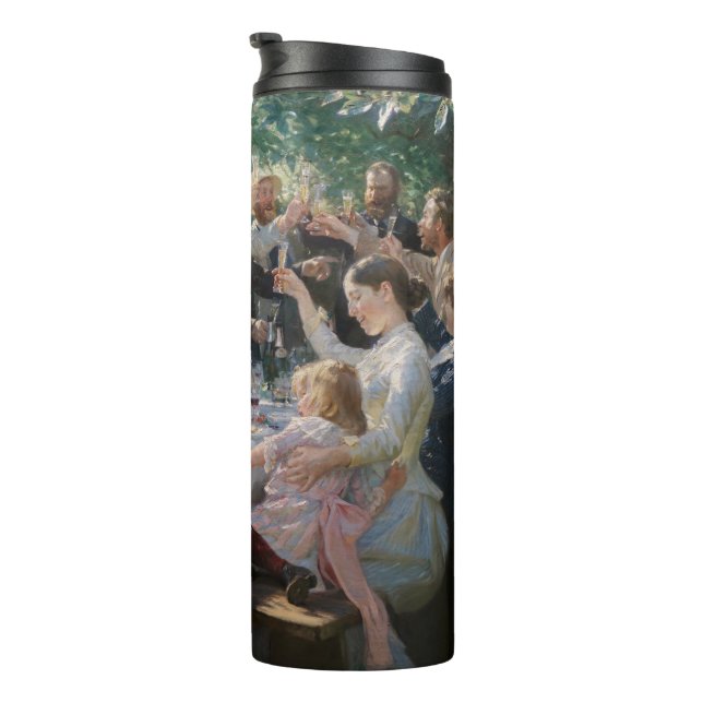 Peder Severin Kroyer - Hip, Hip, Hurrah Thermal Tumbler (Rotated Right)