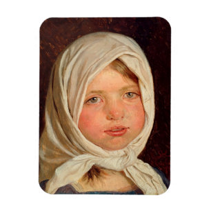 Peder Severin Kroyer - Little girl from Hornbaek Magnet