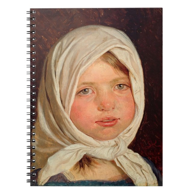 Peder Severin Kroyer - Little girl from Hornbaek Notebook (Front)