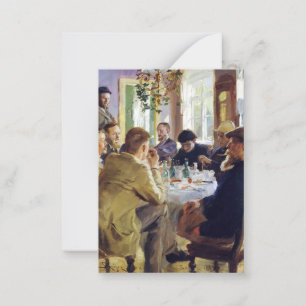 Peder Severin Kroyer - Lunchtime Card