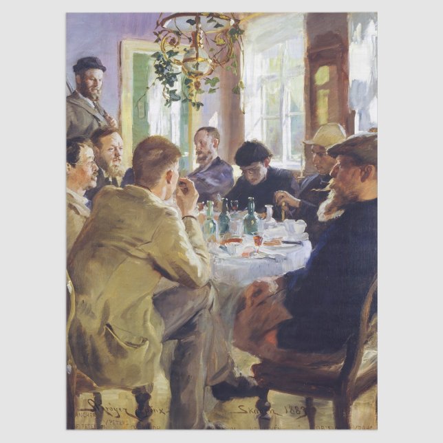Peder Severin Kroyer - Lunchtime Tissue Paper (Creator Uploaded)