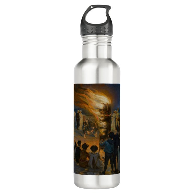 Peder Severin Kroyer - Midsummer's Eve Bonfire 710 Ml Water Bottle (Front)
