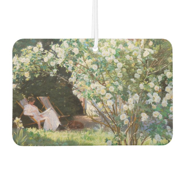 Peder Severin Kroyer - Roses Car Air Freshener (Front)