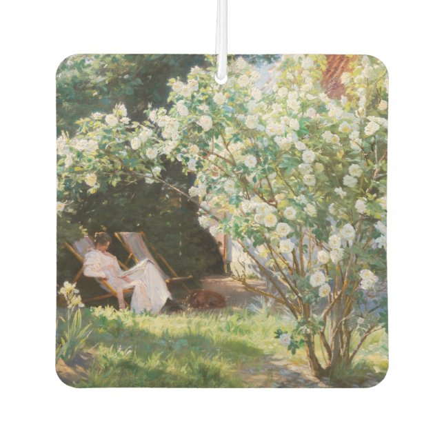 Peder Severin Kroyer - Roses Car Air Freshener (Front)