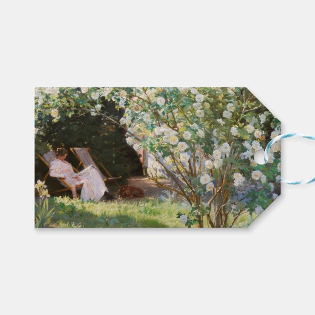 Peder Severin Kroyer - Roses Gift Tags (Front (Horizontal))