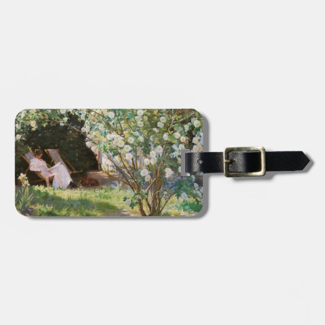 Peder Severin Kroyer - Roses Luggage Tag (Front Horizontal)