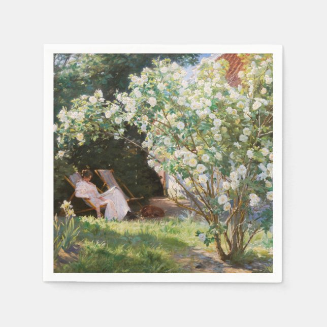 Peder Severin Kroyer - Roses Napkin (Front)