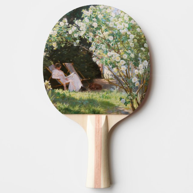 Peder Severin Kroyer - Roses Ping Pong Paddle (Front)