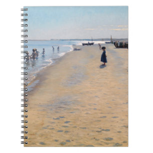 Peder Severin Kroyer - Summer Day at Skagen Beach Notebook