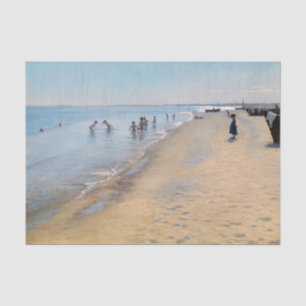 Peder Severin Kroyer - Summer Day at Skagen Beach Tissue Paper