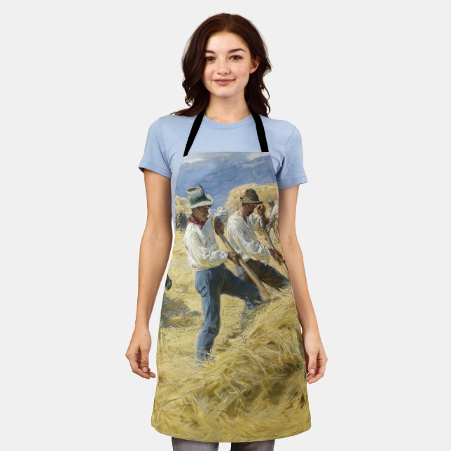 Peder Severin Kroyer - Threshing in the Abruzzi Apron (Worn)