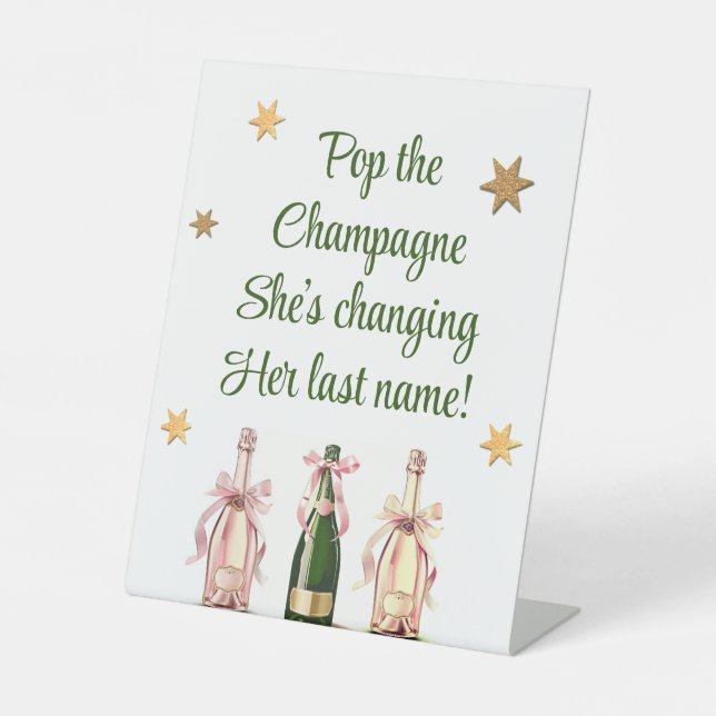 Pedestal Sign (Front)