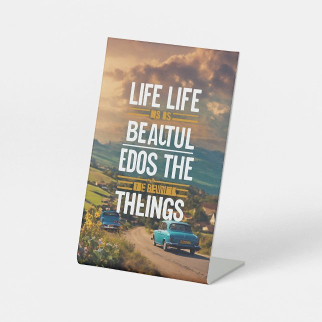 Pedestal Sign  (Front)