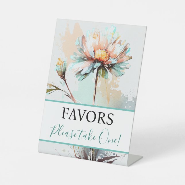 Pedestal Sign favours (Front)
