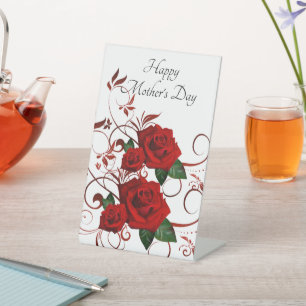 Pedestal Sign, Happy Mother's Day Pedestal Sign