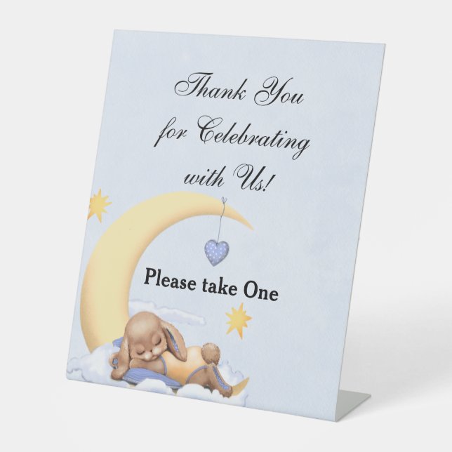 Pedestal Sign Thank You for Celebrating with Us! (Front)