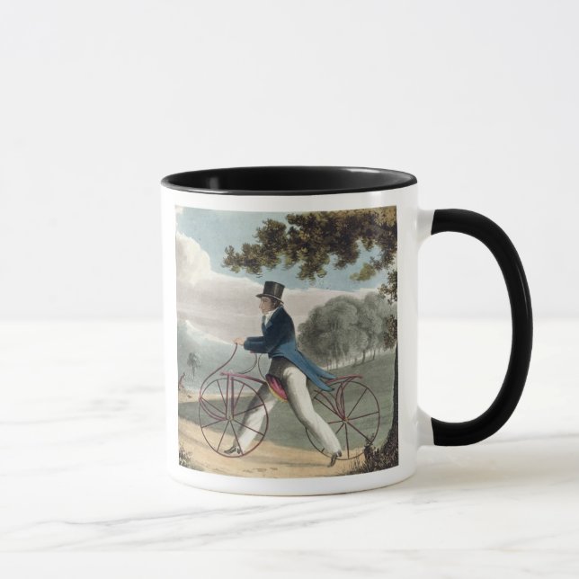 Pedestrian Hobbyhorse, from Ackermann's Repository Mug (Right)