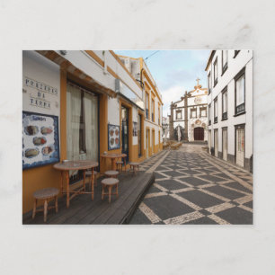 Pedestrian street postcard