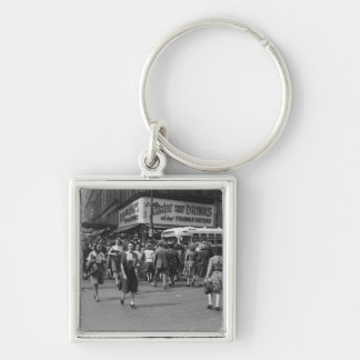 Pedestrians 2 key ring