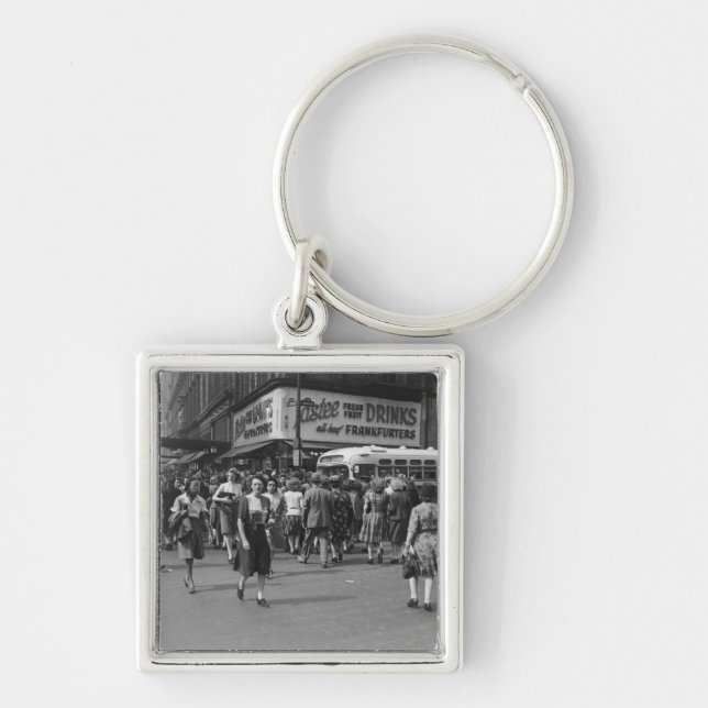 Pedestrians 2 key ring (Front)