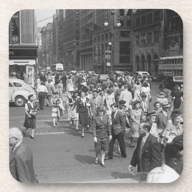 Pedestrians Coaster (Front)