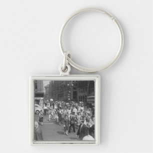 Pedestrians Key Ring
