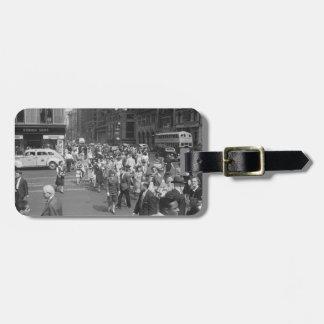 Pedestrians Luggage Tag